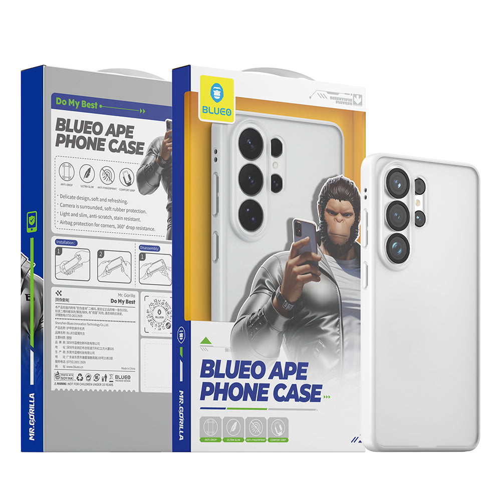 Blueo - APE Matte Series - Samsung Galaxy S26 Plus - Light Grey