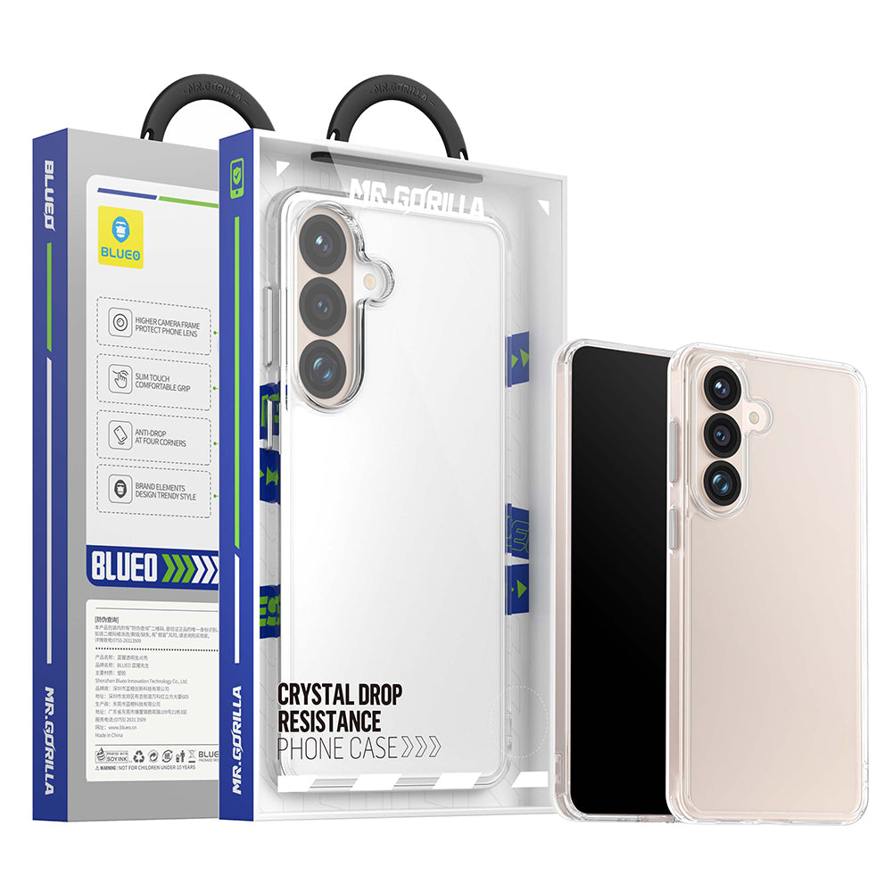 Blueo - Crystal+ Anti-Drop Series - Samsung Galaxy S26 Plus - Clear