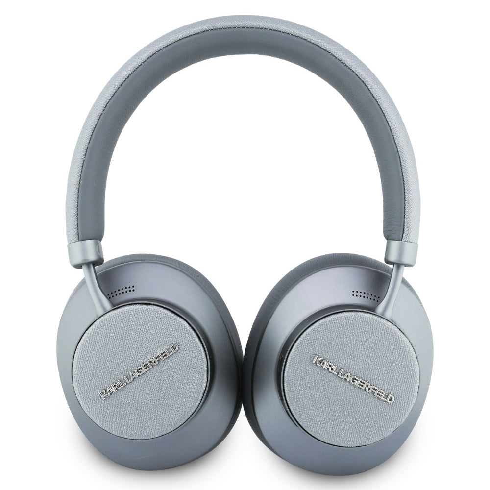 Karl Lagerfeld - Wireless Headphones Saffiano Elongated (KLBHP73PSACKMG) - Over-Ear Headset, ANC, Bluetooth, Type-C - Gr