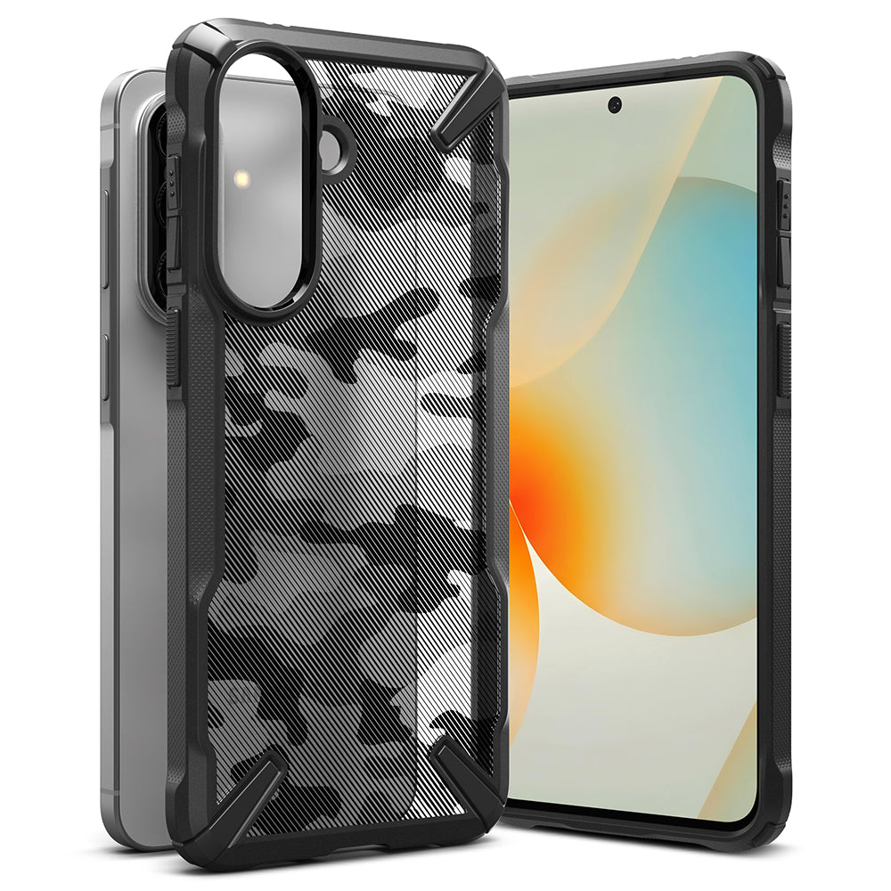 Ringke Husa de protectie Ringke Fusion X compatibil cu Samsung Galaxy A57 5G, Camo Black – imagine 3