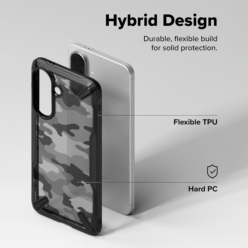 Ringke Husa de protectie Ringke Fusion X compatibil cu Samsung Galaxy A57 5G, Camo Black – imagine 6