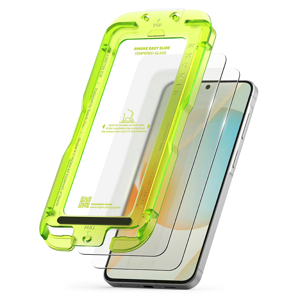 Ringke - Easy Slide Tempered Glass (2 pack) - Samsung Galaxy A57 5G - Clear