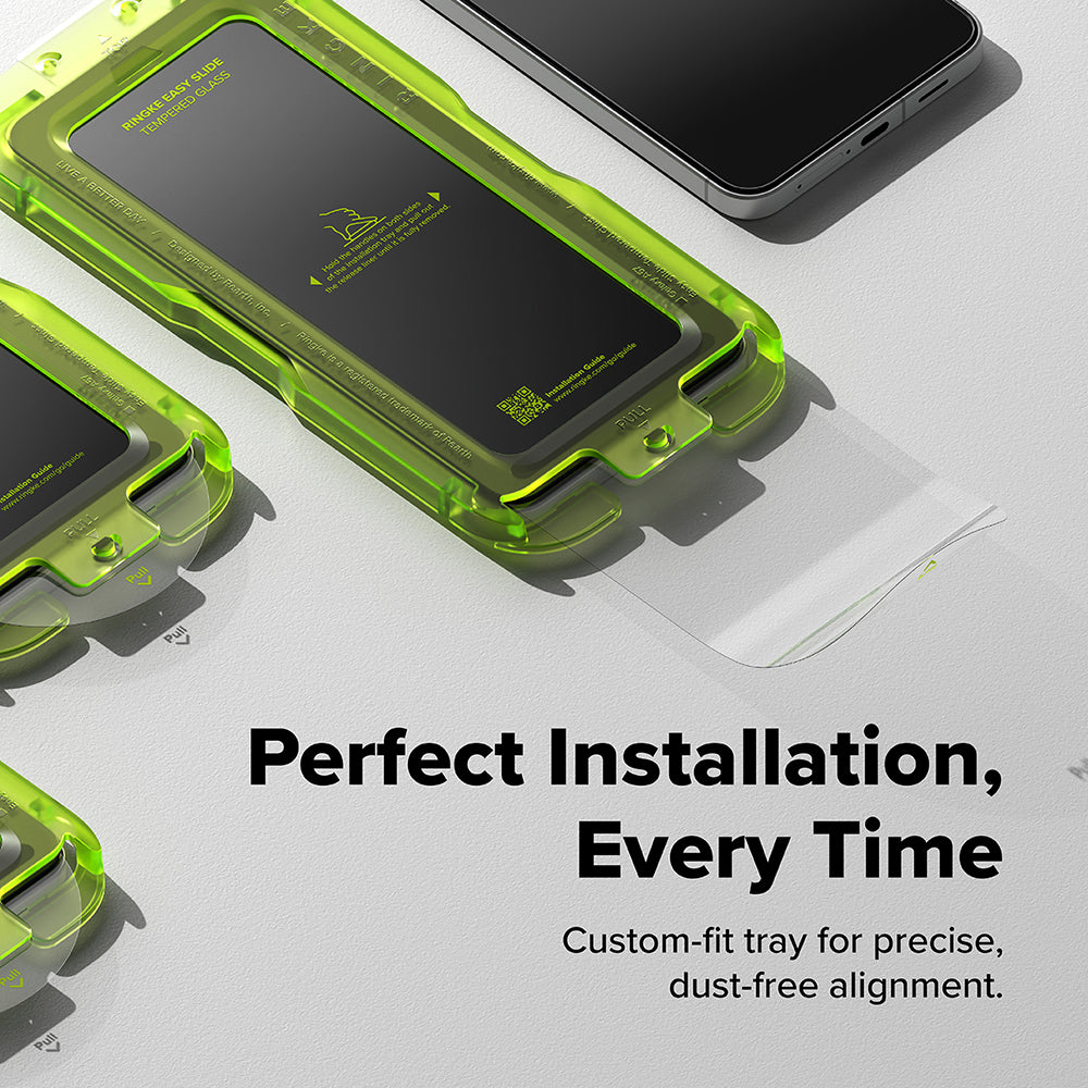 Ringke - Easy Slide Tempered Glass (2 pack) - Samsung Galaxy A57 5G - Clear