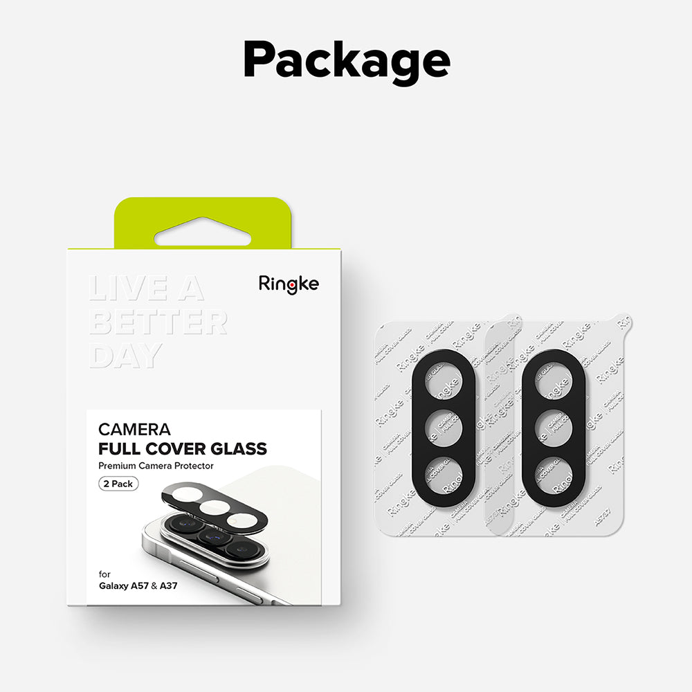 Ringke - Camera Full Cover Glass (2 pack) - Samsung Galaxy A57 5G / A37 5G - Clear
