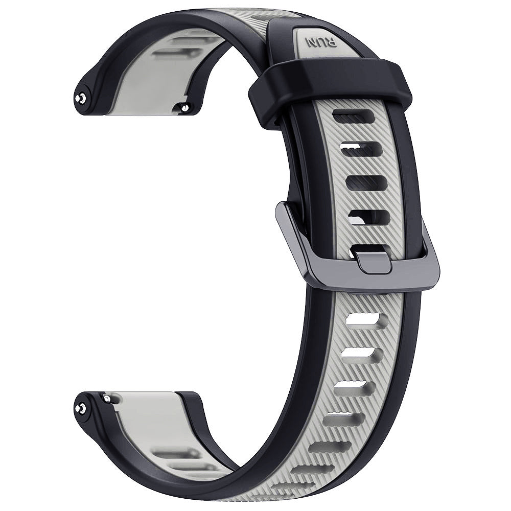 Techsuit - Watchband 20mm (W053) - Samsung Galaxy Watch 4/5/Active 2, Huawei Watch GT 3 (42mm)/GT 3 Pro (43mm) - Gray