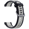 Techsuit - Watchband 20mm (W053) - Samsung Galaxy Watch 4/5/Active 2, Huawei Watch GT 3 (42mm)/GT 3 Pro (43mm) - Gray