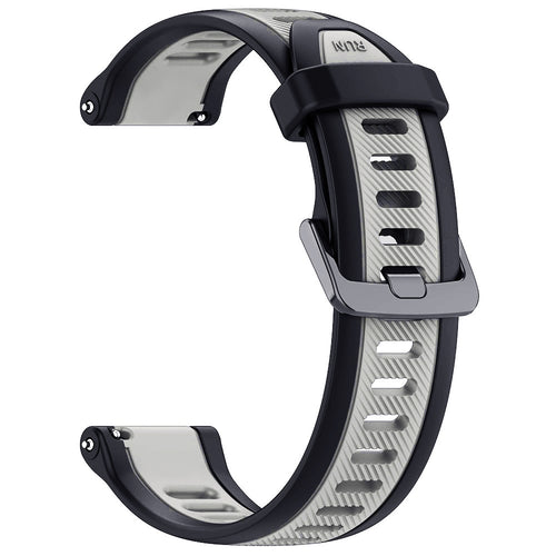 Techsuit - Watchband 20mm (W053) - Samsung Galaxy Watch 4/5/Active 2, Huawei Watch GT 3 (42mm)/GT 3 Pro (43mm) - Gray