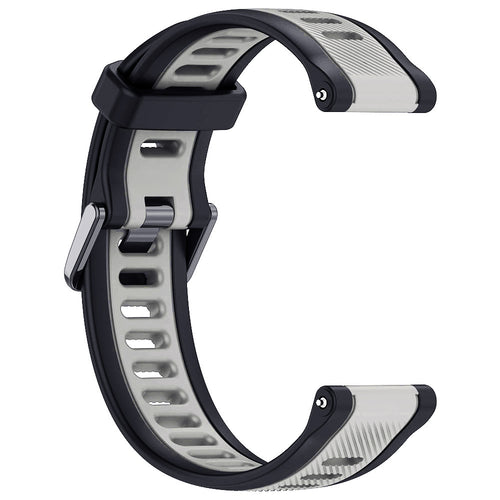 Techsuit - Watchband 20mm (W053) - Samsung Galaxy Watch 4/5/Active 2, Huawei Watch GT 3 (42mm)/GT 3 Pro (43mm) - Gray