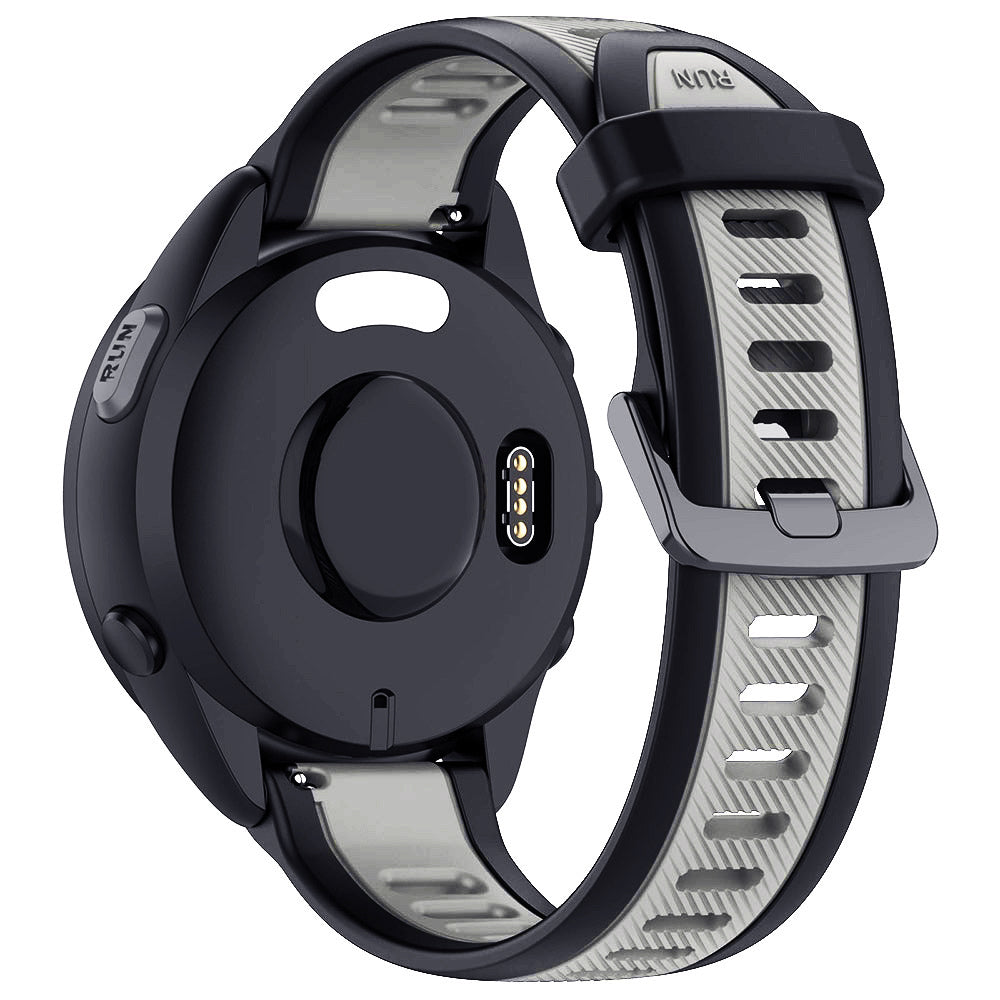 Techsuit - Watchband 20mm (W053) - Samsung Galaxy Watch 4/5/Active 2, Huawei Watch GT 3 (42mm)/GT 3 Pro (43mm) - Gray