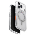 UNIQ Husa de protectie UNIQ Swivix 360° Kickstand compatibil cu iPhone 17 Pro, Argintiu