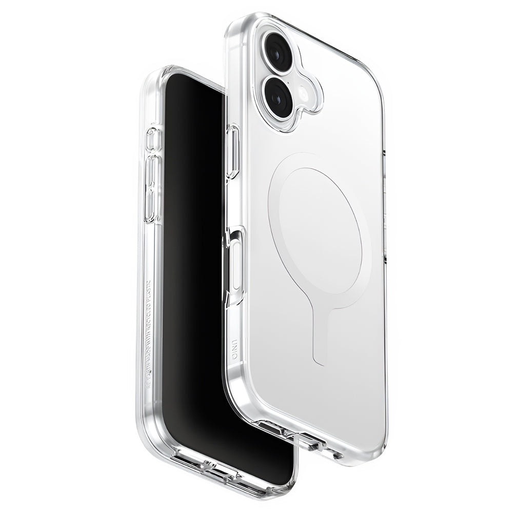 UNIQ Husa de protectie UNIQ Clario MagClick™ Eco-Friendly compatibil cu iPhone 17, Transparent
