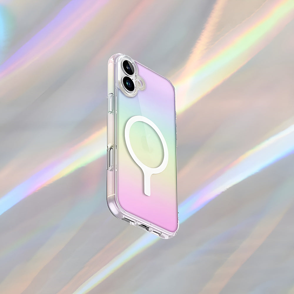 UNIQ Husa de protectie UNIQ Iridescia MagClick™ compatibil cu iPhone 17 Pro Max, Curcubeu – imagine 6