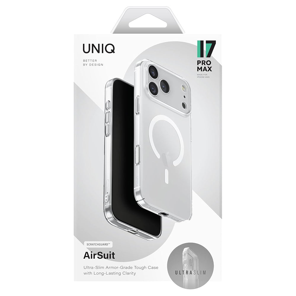UNIQ - AirSuit MagClick - iPhone 17 Pro - Transparent