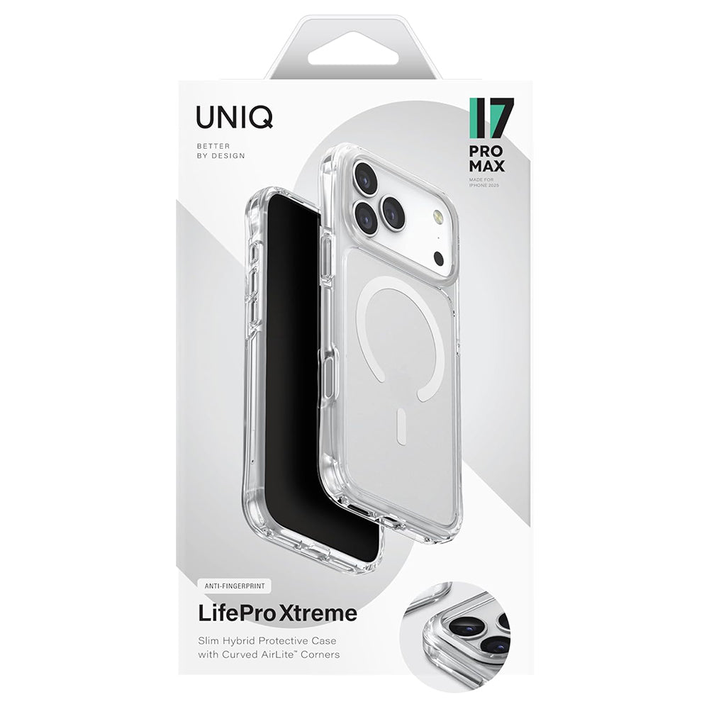 UNIQ Husa de protectie UNIQ LifePro Xtreme MagClick compatibil cu iPhone 17 Pro Max, Transparent – imagine 7