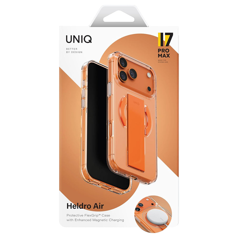 UNIQ - Heldro Air MagClick - iPhone 17 Pro - Clear / Gray