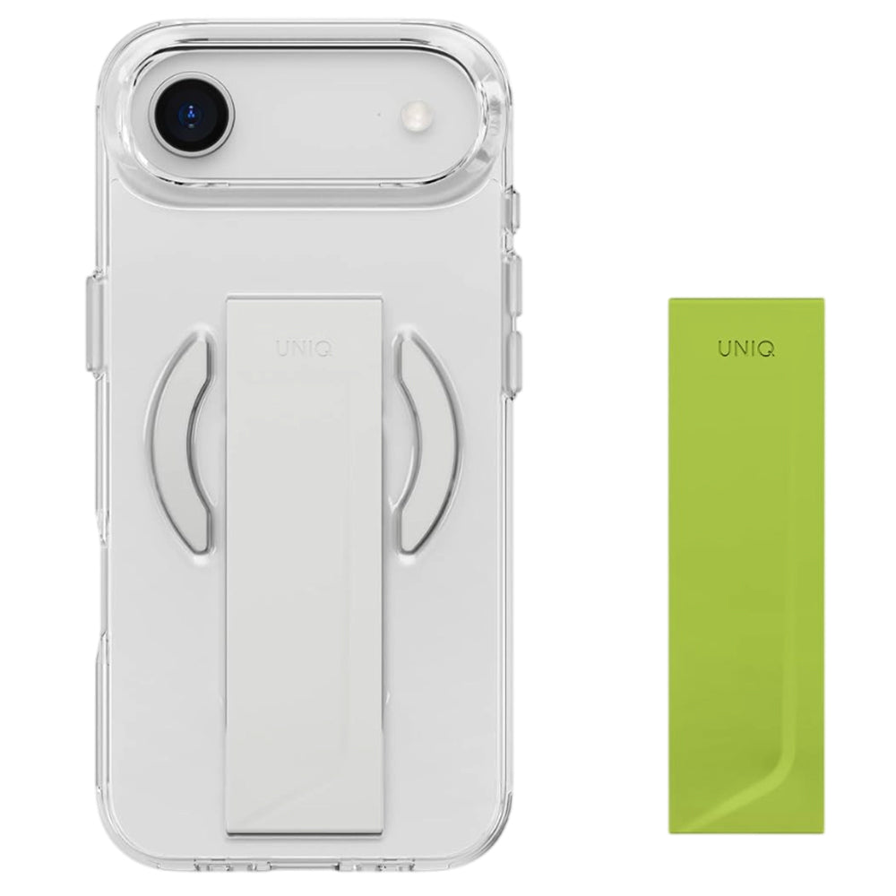 UNIQ - Heldro Air MagClick - iPhone 17 Pro - Clear / Gray