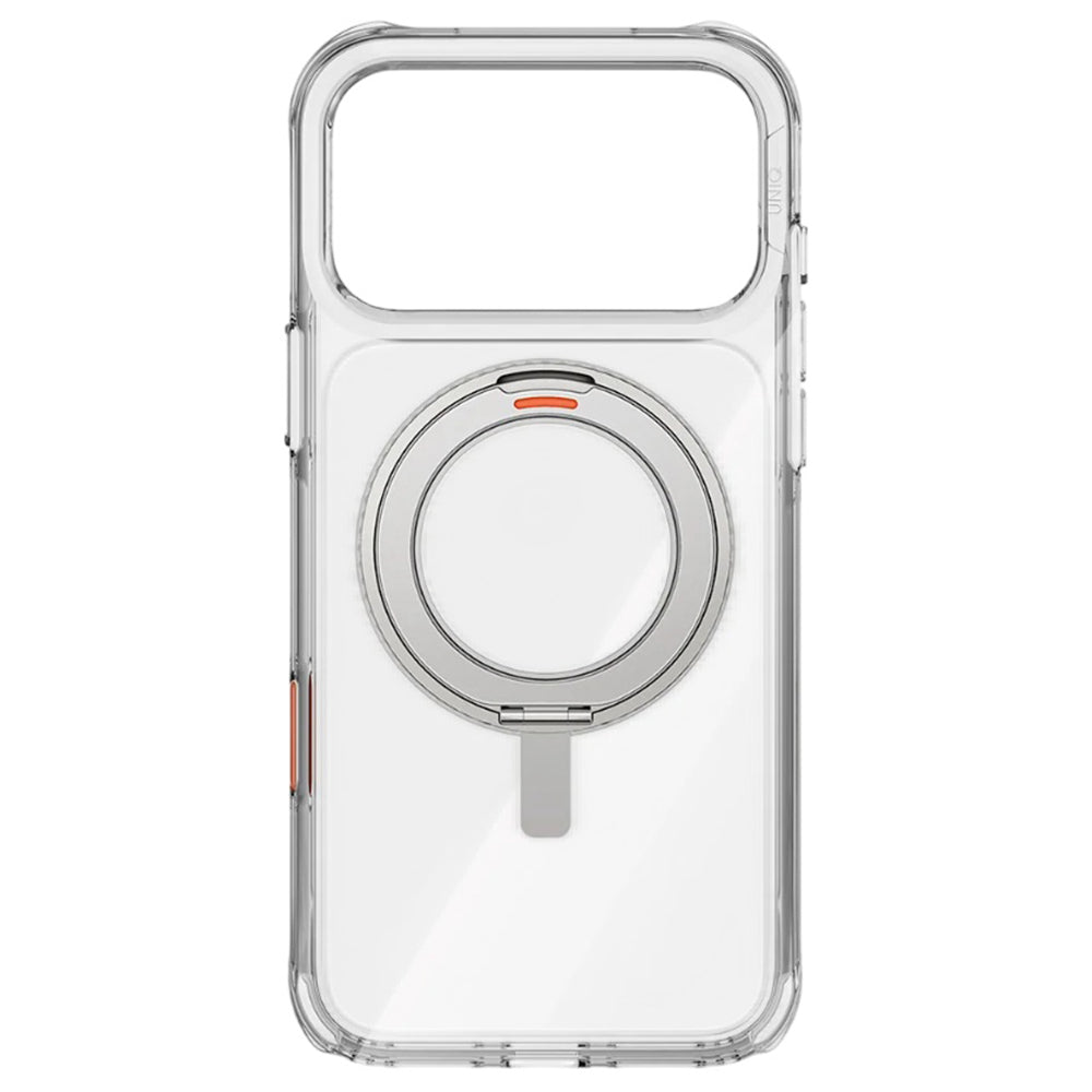 UNIQ Husa de protectie UNIQ Swivix 360° Kickstand compatibil cu iPhone 17 Pro, Argintiu – imagine 3