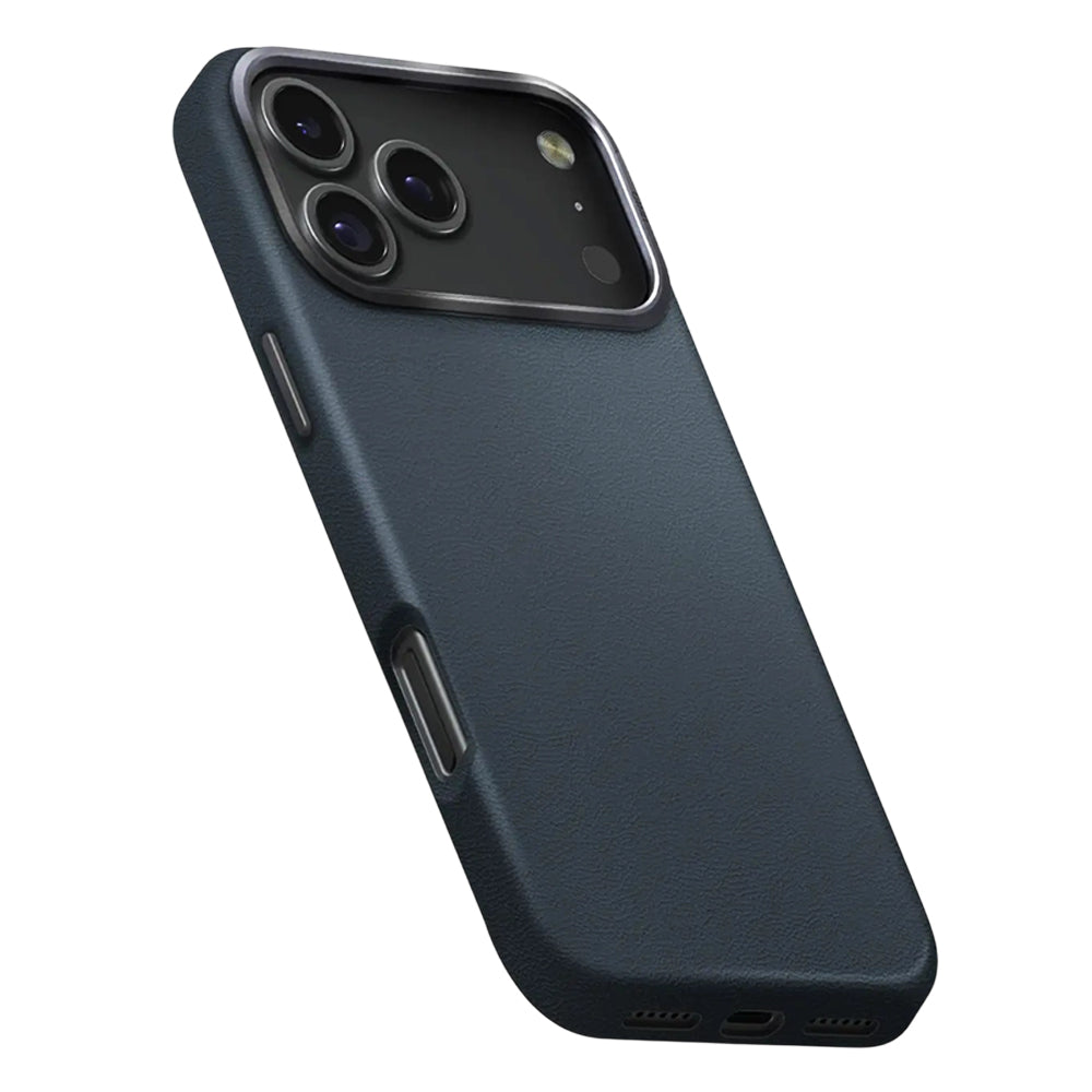 UNIQ Husa de protectie UNIQ Lyden Leatherette compatibil cu iPhone 17 Pro Max, Steel Teal – imagine 4