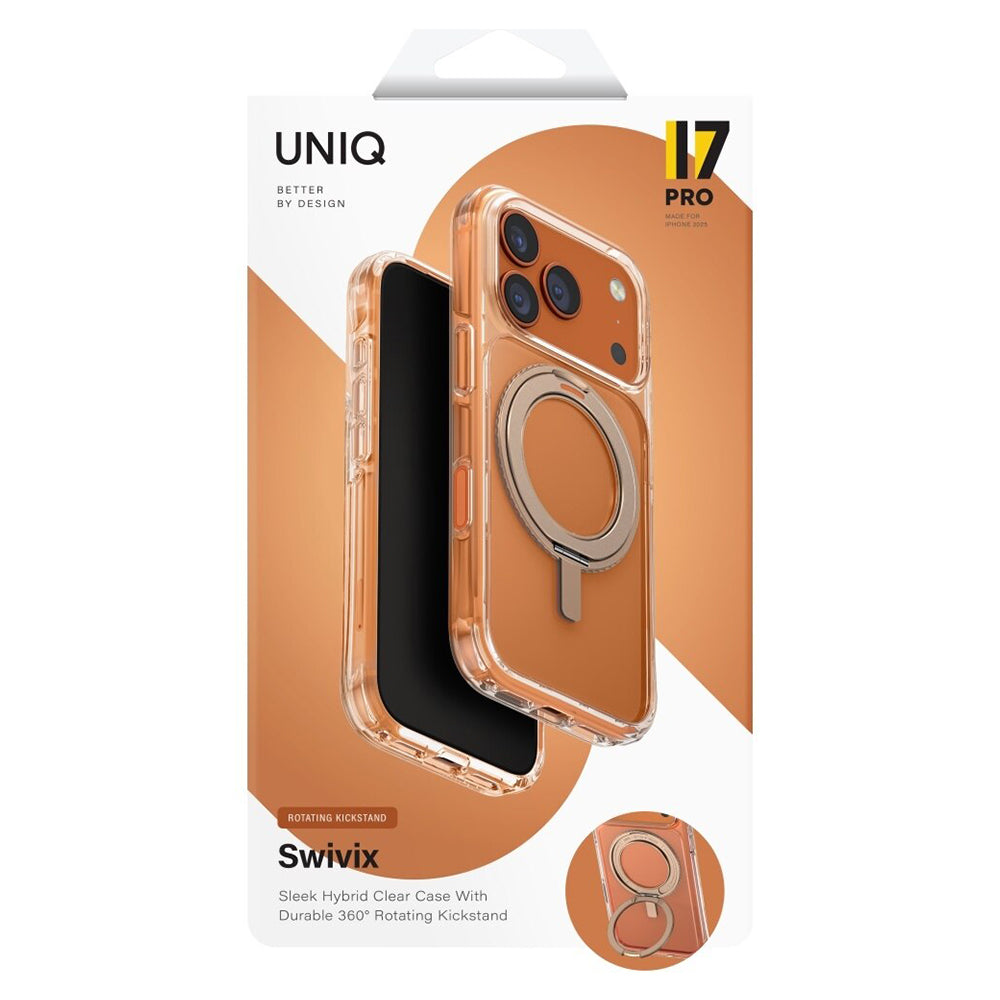 UNIQ - Swivix 360° Kickstand - iPhone 17 Pro Max - Gold