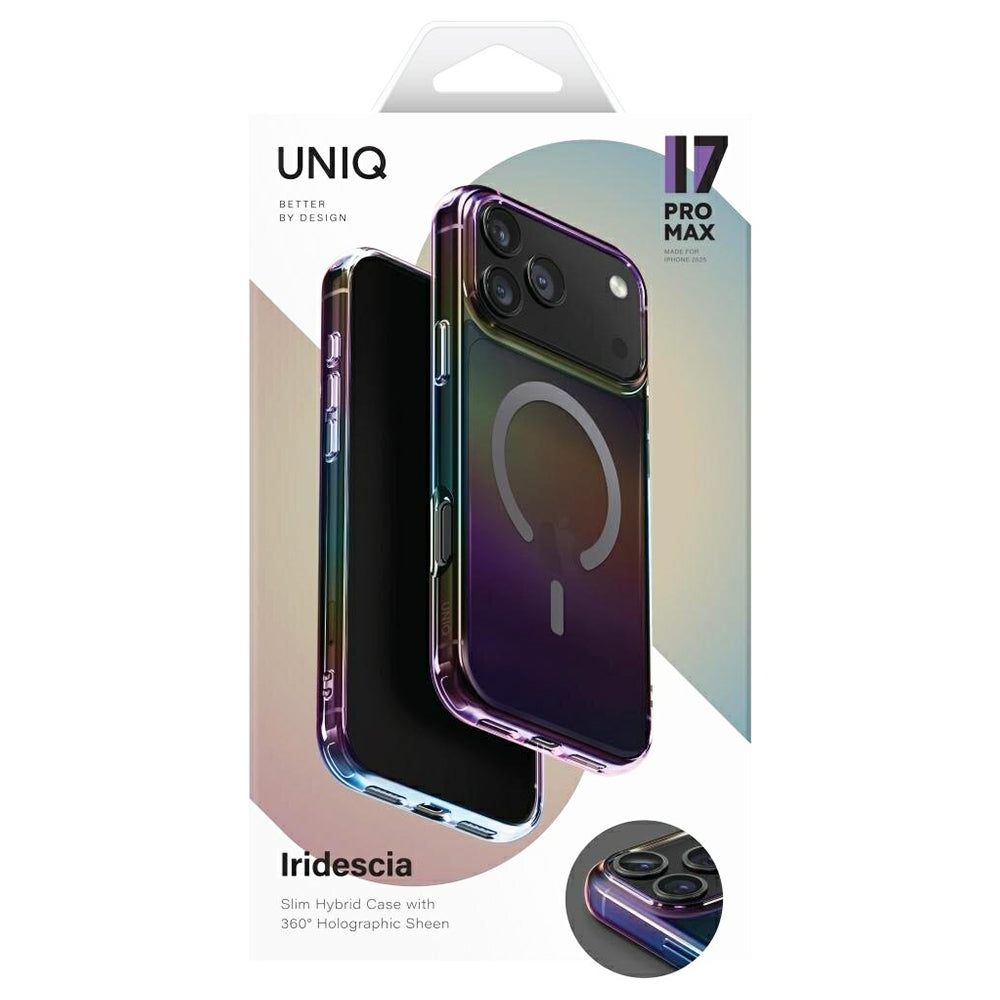 UNIQ Husa de protectie UNIQ Iridescia MagClick™ compatibil cu iPhone 17 Pro, Aurora Borealis – imagine 7