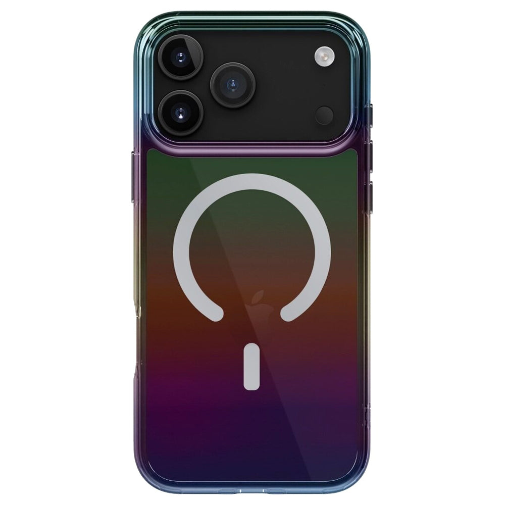 UNIQ Husa de protectie UNIQ Iridescia MagClick™ compatibil cu iPhone 17 Pro, Aurora Borealis – imagine 2