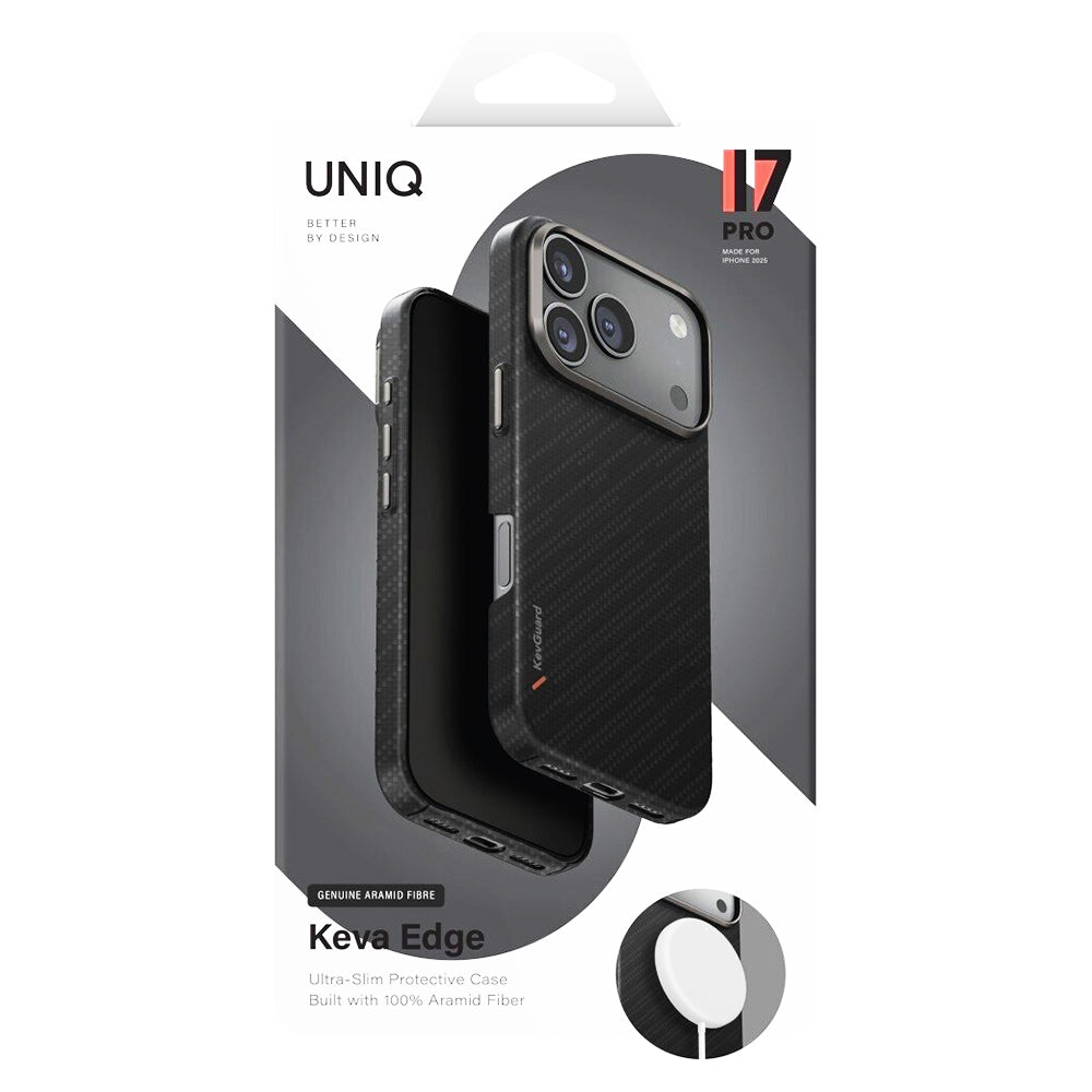 UNIQ - Keva Aramid - iPhone 17 Pro Max - Graphite Trace