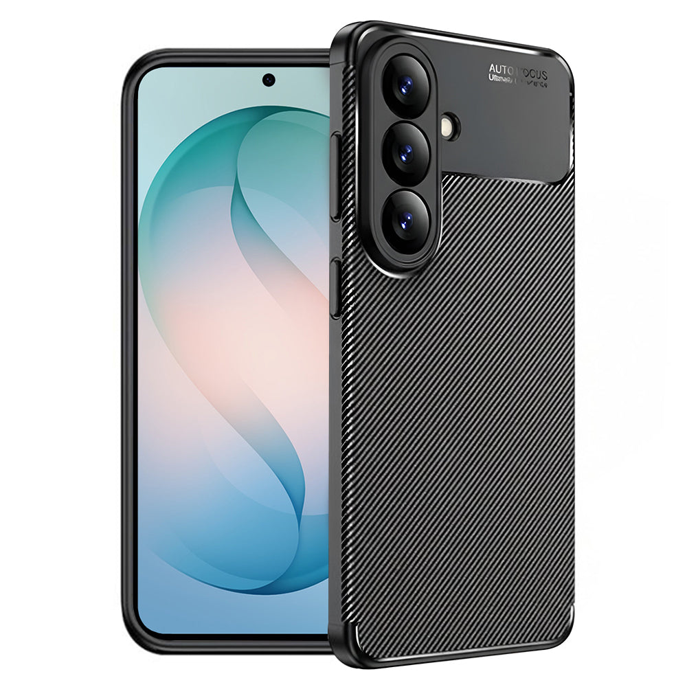 Techsuit - CarbonFiber - Samsung Galaxy S26 Plus - Black