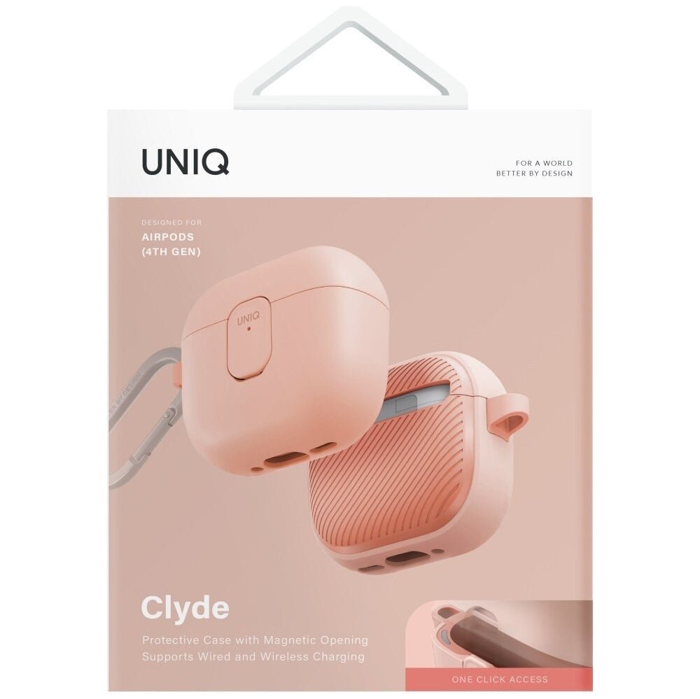 UNIQ - Clyde Series - AirPods 4 - Coral
