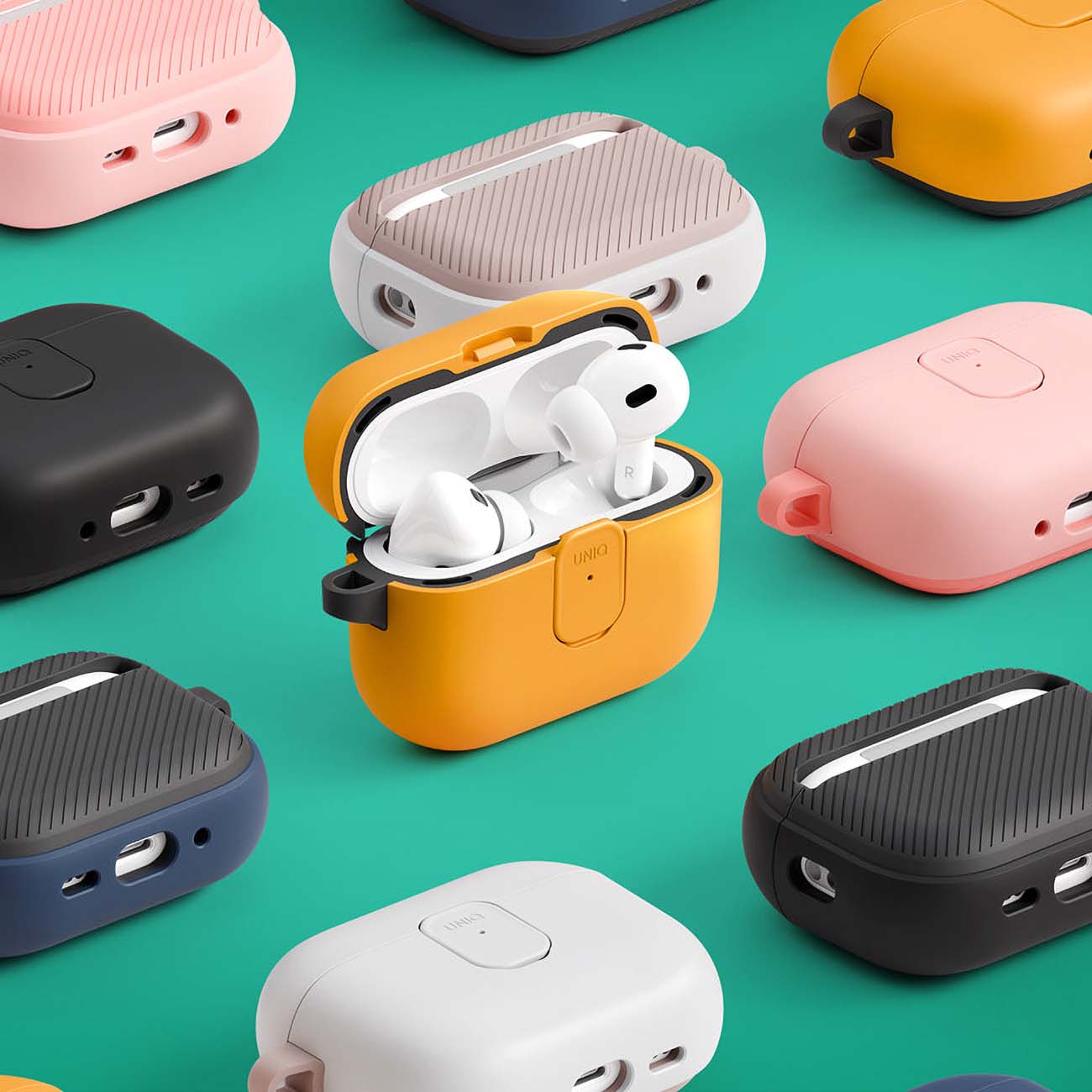 UNIQ - Clyde Series - AirPods 4 - Coral