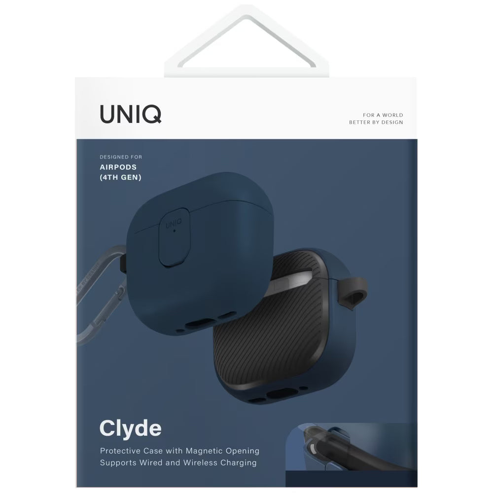 UNIQ - Clyde Series - AirPods 4 - Blue / Black