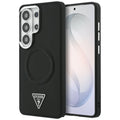 Guess - Embossed Ring Triangle Logo MagSafe (GUHMS26LPSDTSCMK) - Samsung Galaxy S26 Ultra - Black