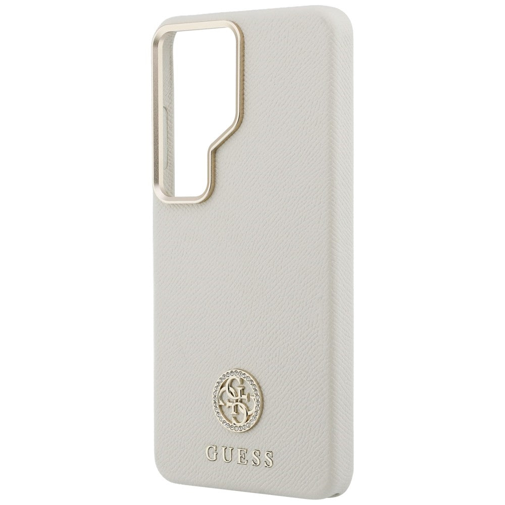 Guess Husa de protectie Guess Rhinestone Round Logo MagSafe (GUHMS26LPGCRMDEE) compatibil cu Samsung Galaxy S26 Ultra, B