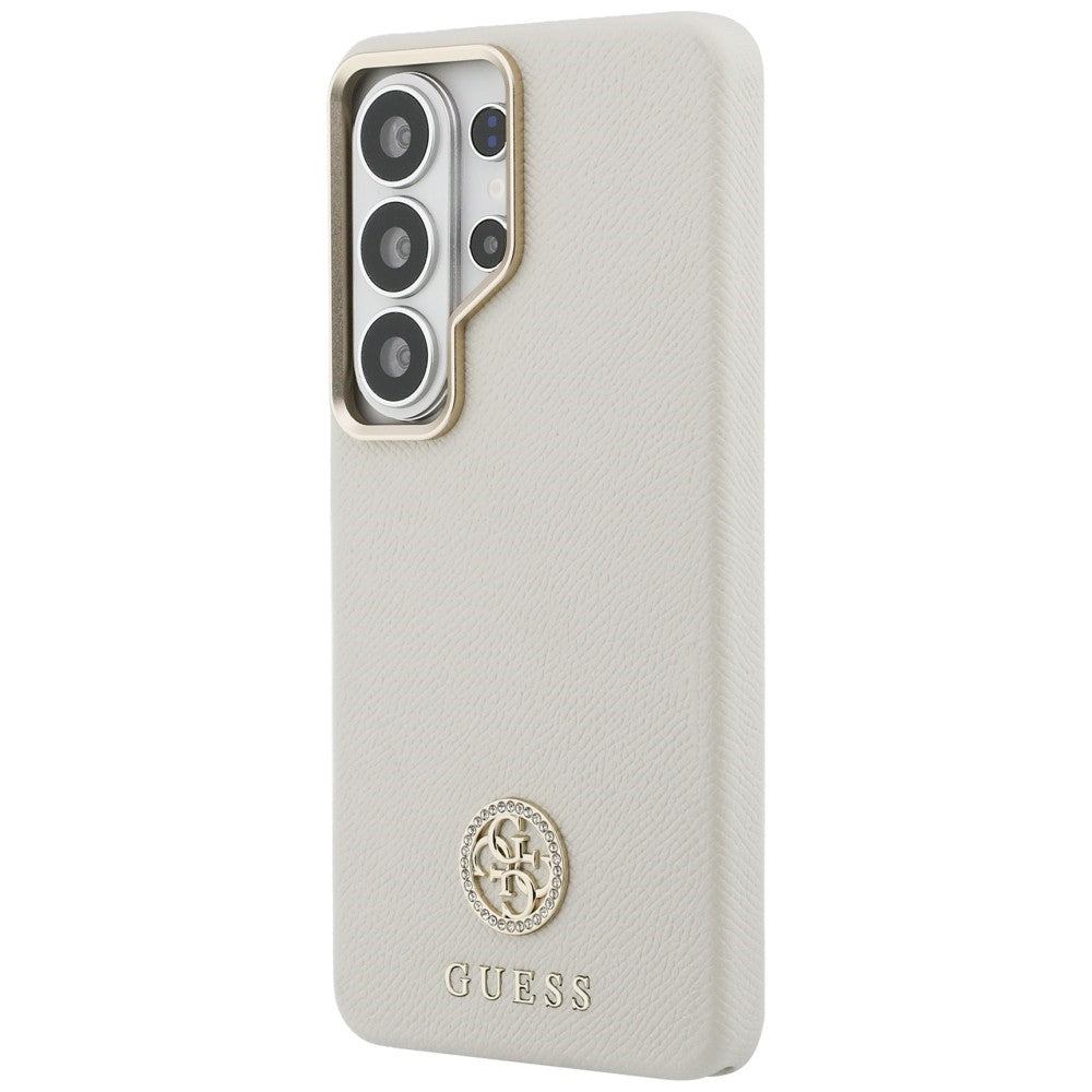 Guess Husa de protectie Guess Rhinestone Round Logo MagSafe (GUHMS26LPGCRMDEE) compatibil cu Samsung Galaxy S26 Ultra, B