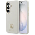 Guess - Rhinestone Round Logo MagSafe (GUHMS26SPGCRMDEE) - Samsung Galaxy S26 - Beige