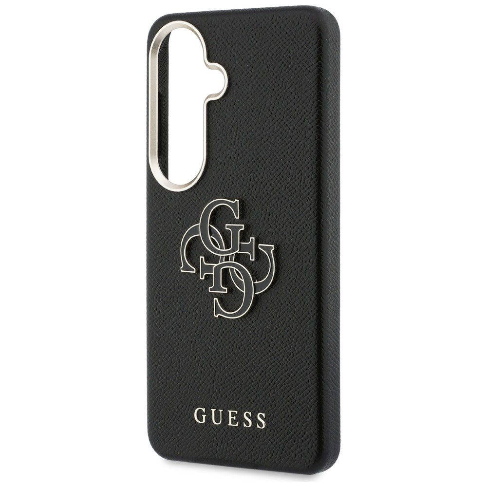 Guess Husa de protectie Guess Grained Big 4G Metal Logo (GUHCS26M5PS4RGGK) compatibil cu Samsung Galaxy S26 Plus, Negru 