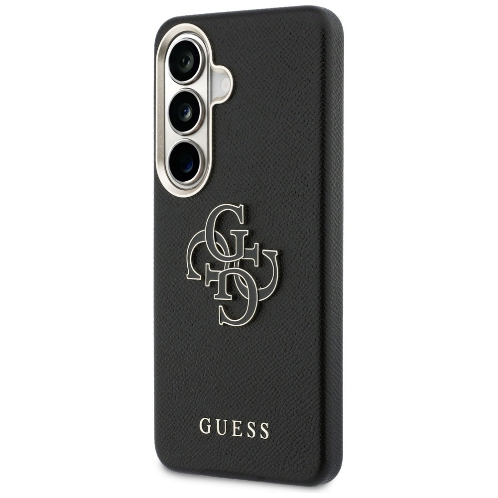 Guess Husa de protectie Guess Grained Big 4G Metal Logo (GUHCS26M5PS4RGGK) compatibil cu Samsung Galaxy S26 Plus, Negru 