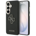 Guess Husa de protectie Guess Grained Big 4G Metal Logo (GUHCS26M5PS4RGGK) compatibil cu Samsung Galaxy S26 Plus, Negru