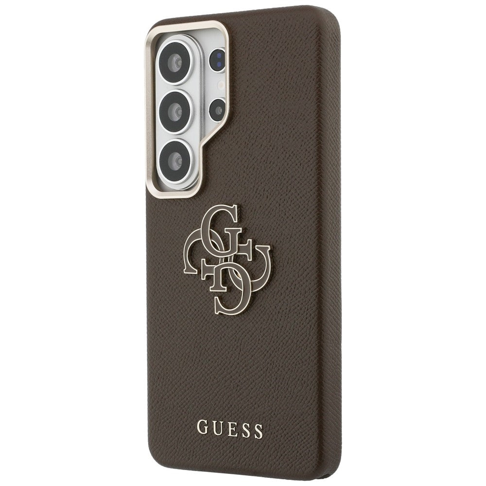 Guess - Grained Big 4G Metal Logo (GUHCS26L5PS4RGGW) - Samsung Galaxy S26 Ultra - Brown