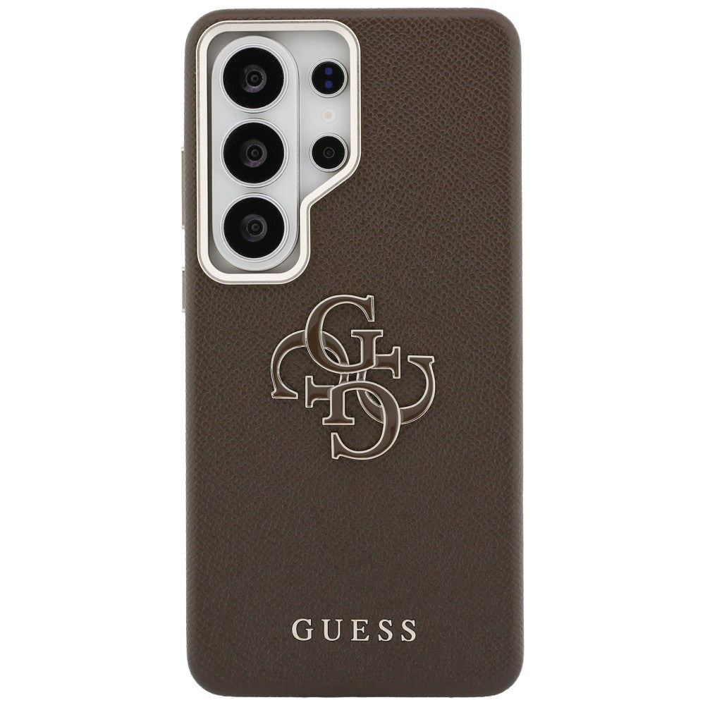 Guess - Grained Big 4G Metal Logo (GUHCS26L5PS4RGGW) - Samsung Galaxy S26 Ultra - Brown