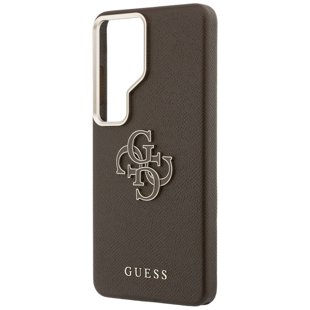 Guess - Grained Big 4G Metal Logo (GUHCS26L5PS4RGGW) - Samsung Galaxy S26 Ultra - Brown