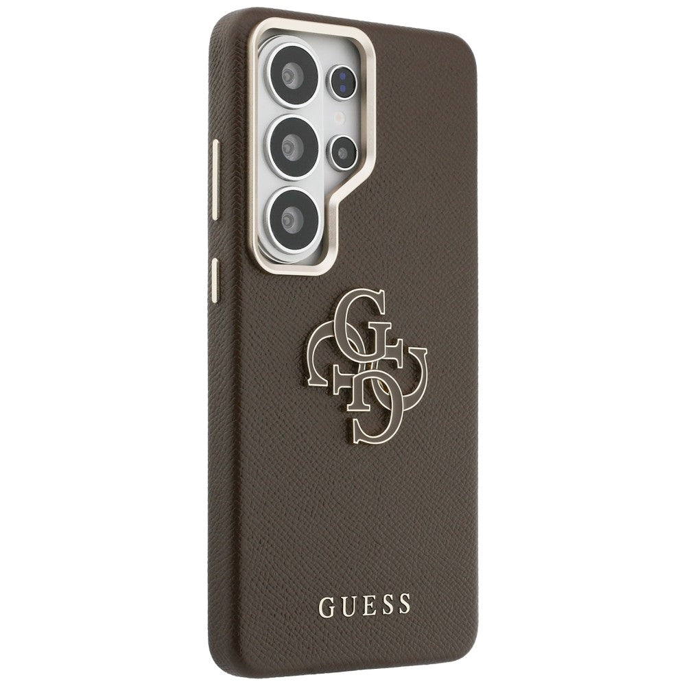 Guess - Grained Big 4G Metal Logo (GUHCS26L5PS4RGGW) - Samsung Galaxy S26 Ultra - Brown