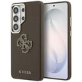 Guess - Grained Big 4G Metal Logo (GUHCS26L5PS4RGGW) - Samsung Galaxy S26 Ultra - Brown