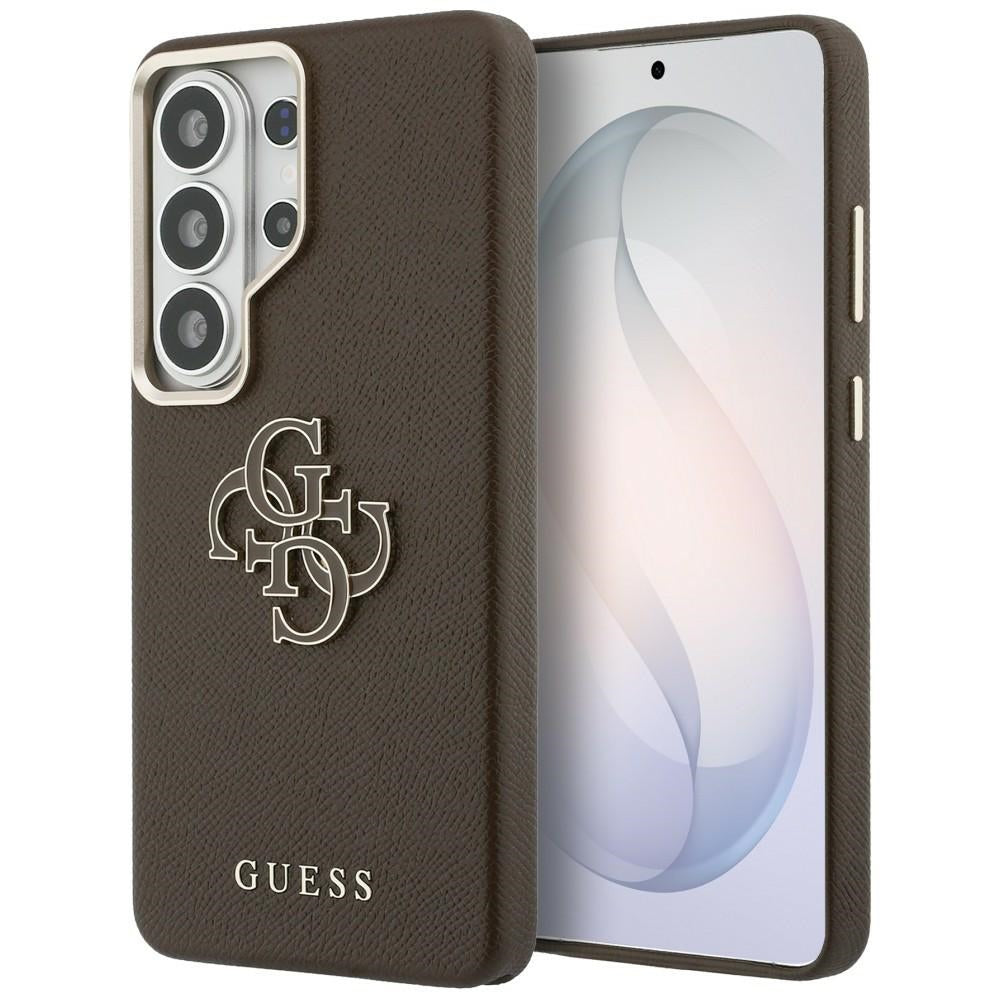 Guess - Grained Big 4G Metal Logo (GUHCS26L5PS4RGGW) - Samsung Galaxy S26 Ultra - Brown