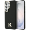 Karl Lagerfeld - Wrapped Grained Leather with K Head Logo MagSafe (KLHMS26L5PGFKHGK) - Samsung Galaxy S26 Ultra - Black