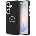 Karl Lagerfeld - Wrapped Leather with Karl RSG Logo MagSafe (KLHMS26SPSKRSGEK) - Samsung Galaxy S26 - Black