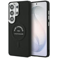 Karl Lagerfeld - Wrapped Leather with Karl RSG Logo MagSafe (KLHMS26LPSKRSGEK) - Samsung Galaxy S26 Ultra - Black