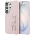 Karl Lagerfeld - Full Wrapped Grained Leather with Signature Resin Logo (KLHCS26LPGFKSRSP) - Samsung Galaxy S26 Ultra - 
