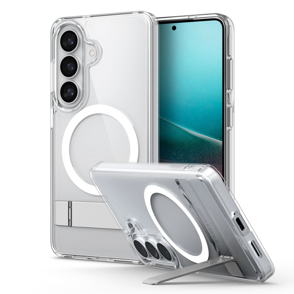 Spigen - Ultra Hybrid S MagSafe (ACS11061) - Samsung Galaxy S26 - Clear White