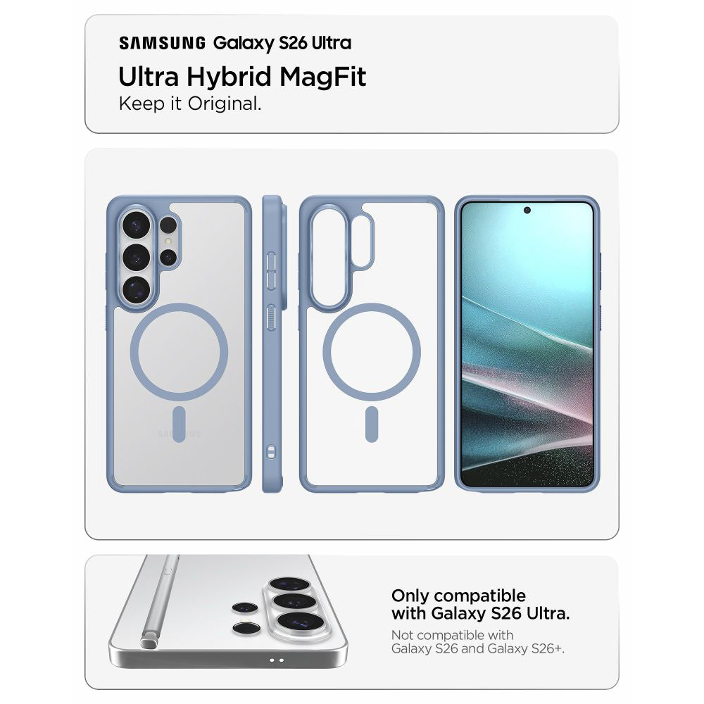 Spigen - Ultra Hybrid MagSafe (ACS11207) - Samsung Galaxy S26 Ultra - Light Blue