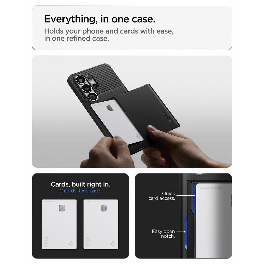 Spigen - Slim Armor CS (ACS11036) - Samsung Galaxy S26 Ultra - Black